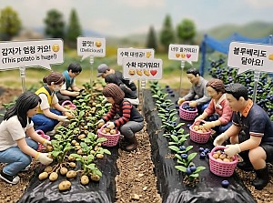 감자와 블루베리 수확체험~