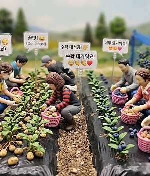 감자와 블루베리 수확체험~